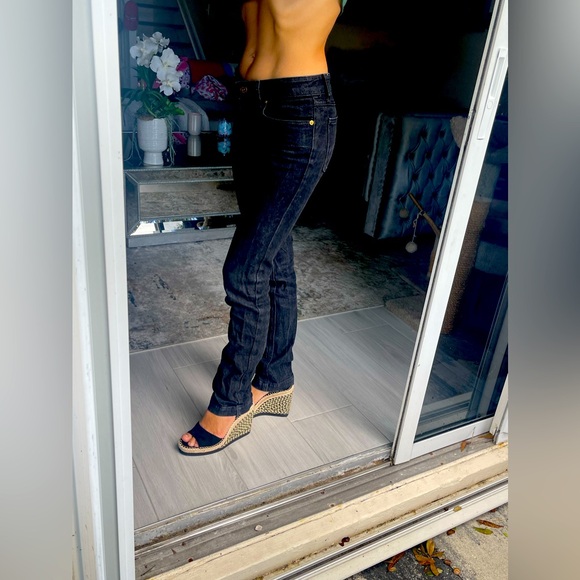 Gucci black denim stretchy skinny jeans size 36 - Picture 8 of 15